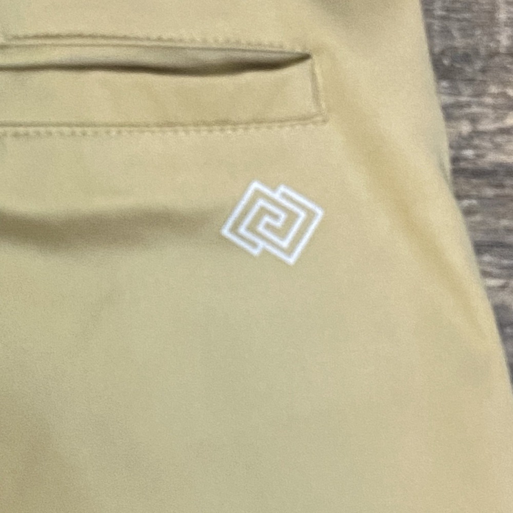 ZELOS Pants‎ Men's Khaki Flat Front Performance Golf Stretch Chino Size 40x32 - Picture 4 of 7